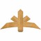 Ekena Millwork Alberta Rough Sawn Timber Gable Bracket, Western Red Cedar, 48"W x 24"H x 6"D x 6"F, 12/12 Pitch GBW048X24X0606ALB00RWR - alternate 1